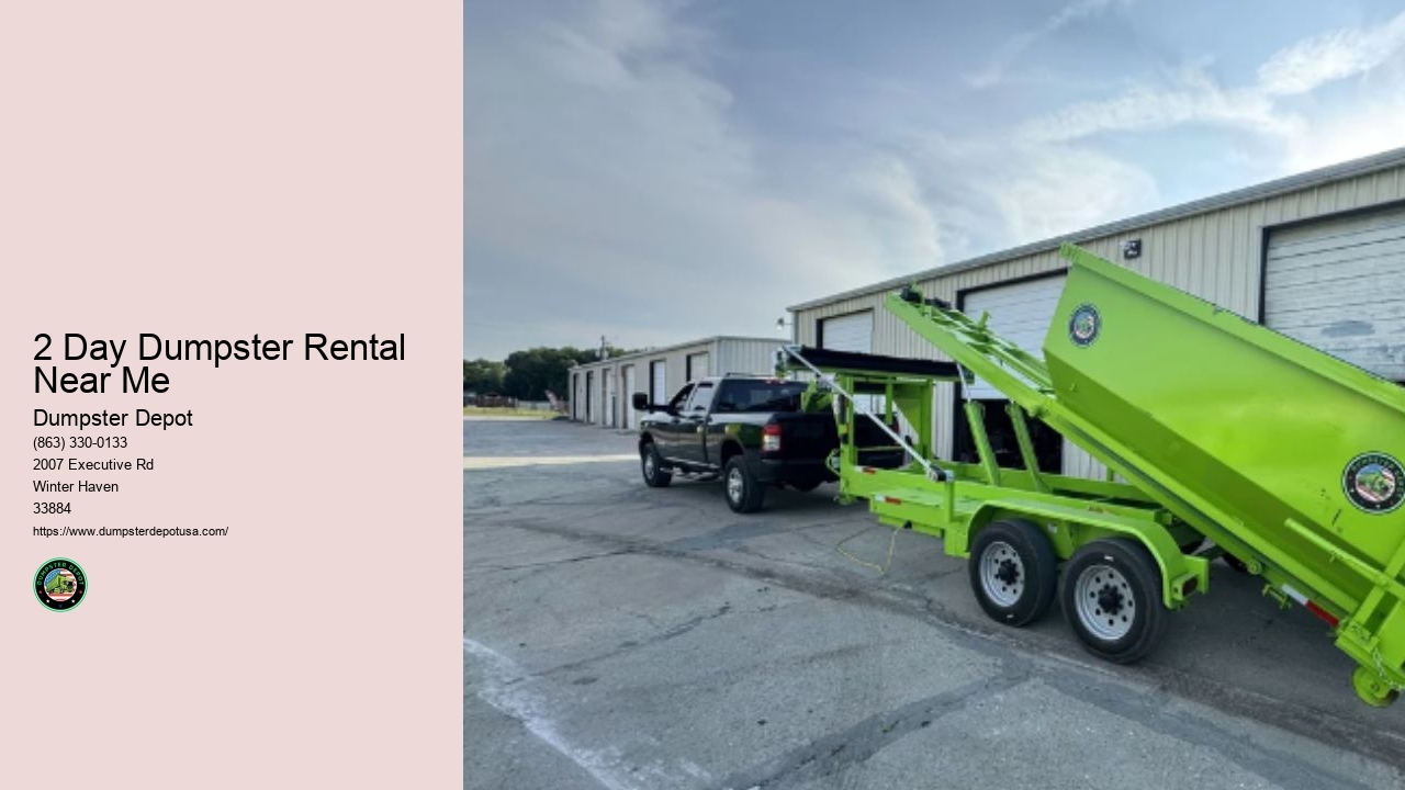 24 Hour Dumpster Rental Near Me