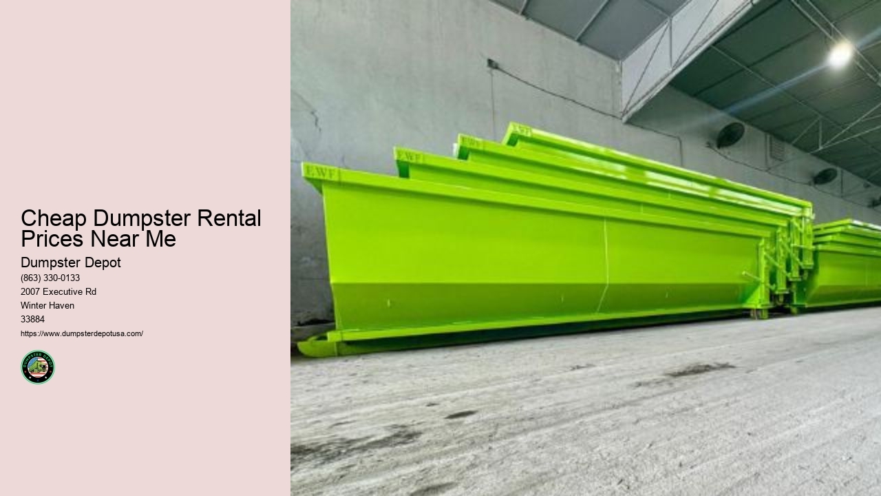 Cheap Dumpster Rental Prices Near Me