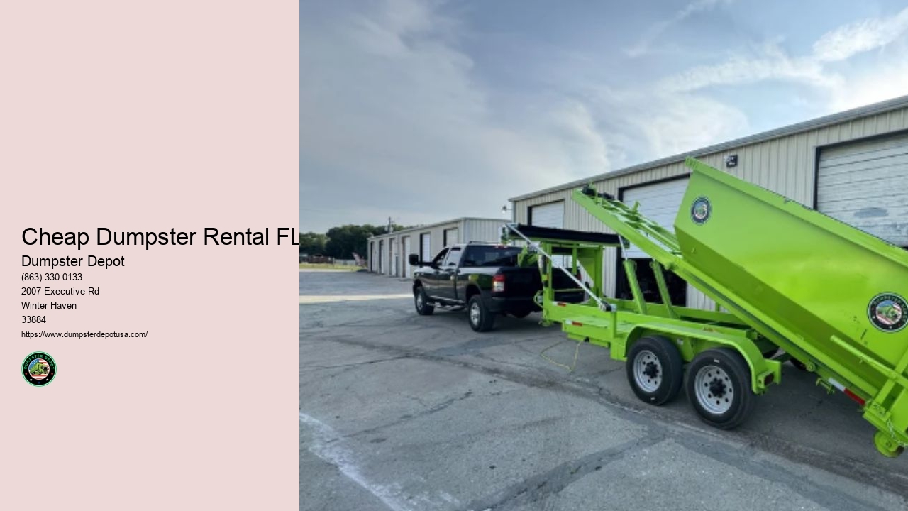 Dumpster Rental Prices