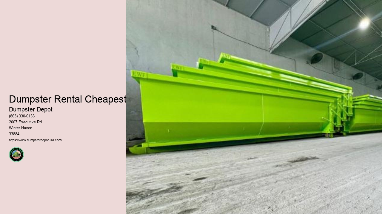 Dumpster Rental Cheapest